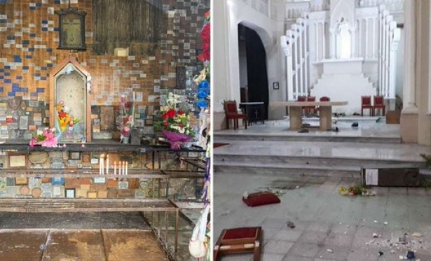 13/11 - Igreja que custodia fragmentos da Cruz de Jesus no Chile sofre incêndio
